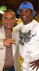 Christian Audigier & Samuel L Jackson