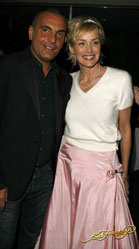 Christian Audigier & Sharon Stone